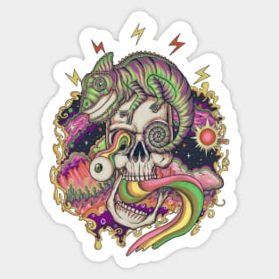 Coloring Death Sticker